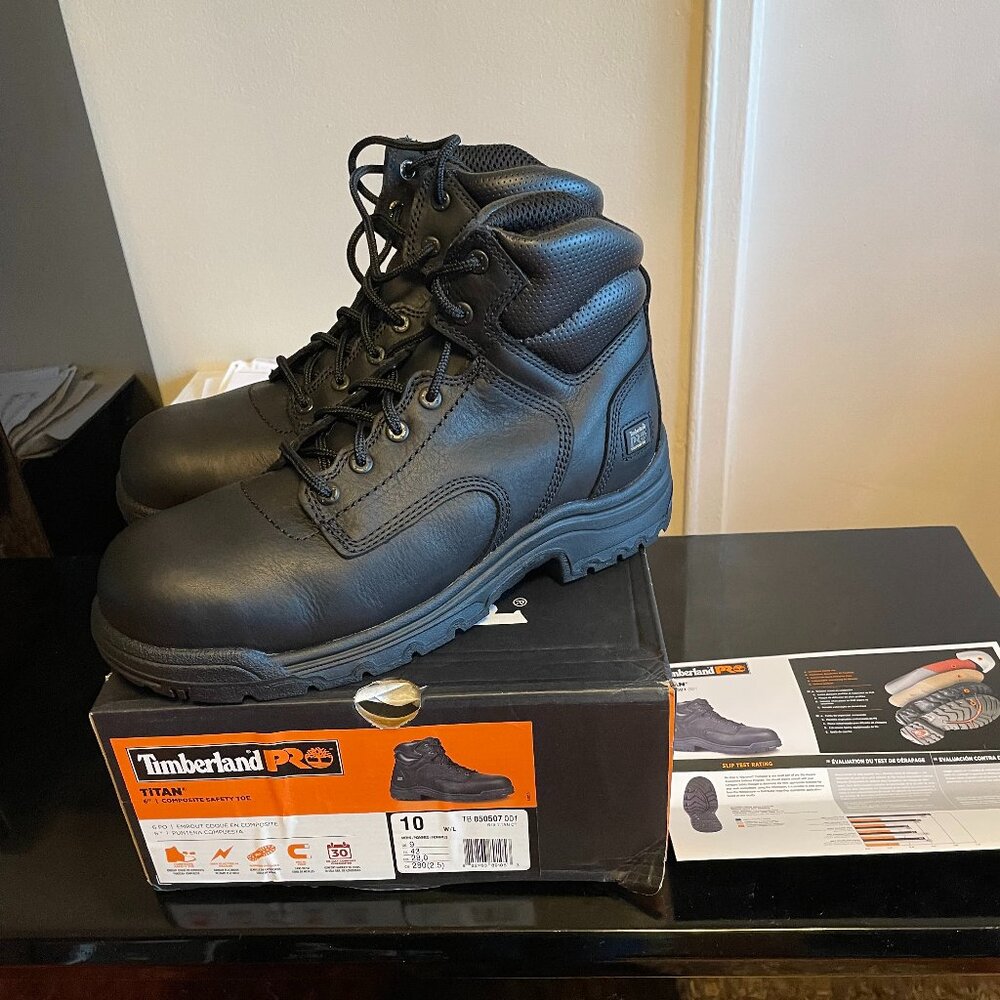 Men's Timberland Titan 6" Composite Toe Work Boot, size 10